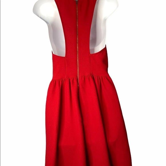 Everly Red Fit and Flare Mini Dress NWT Size Small - Picture 2 of 9